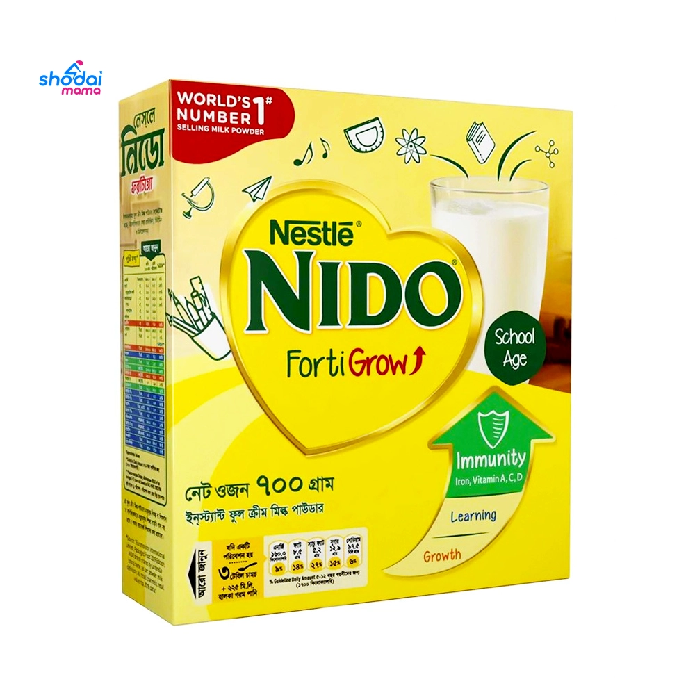 NIDO Fortigrow Full Cream Milk Powder 700gm